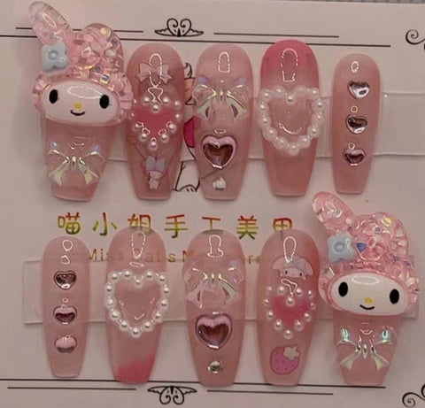 Melody Coffin Nails