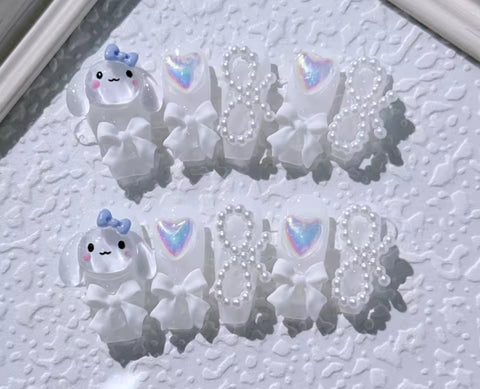 Cinnamoroll Coffin Nails