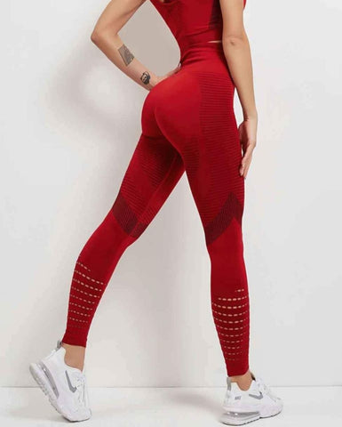 Rose rosee Butt Lifting Workout Leggings for Women Bubble Textured