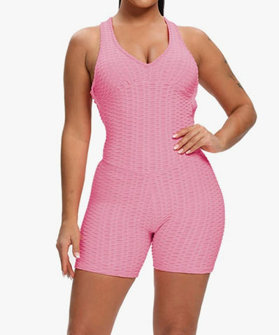 Pink Tiktok Short Bodysuit